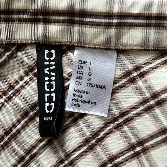 Large cream flannel from H&M - Picture 3 of 3